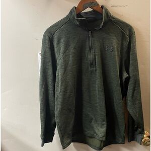 Under Armour cold gear men’s 1/4 zip, size medium, variegated green